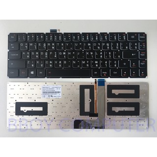 LENOVO Keyboard คีย์บอร์ด LENOVO YOGA 3 PRO YOGA 3 PRO 13 Yoga 3 Pro-1370 13 พร้อม Backlite ไทย-อังกฤษ