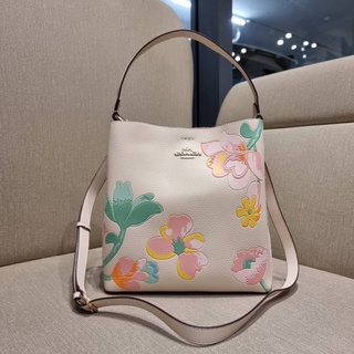 COACH C8609 TOWN BUCKET BAG WITH DREAMY LAND FLORAL PRINT