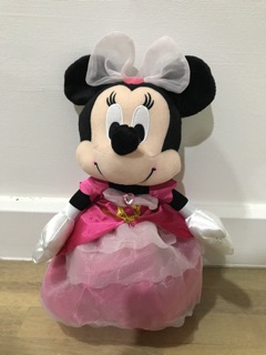 ตุ๊กตามินนี่ ใส่ชุดองค์หญิง Minnie my chery special pair dress plushy ลิขสิทธิ์แท้จากญี่ปุ่น 30 cm