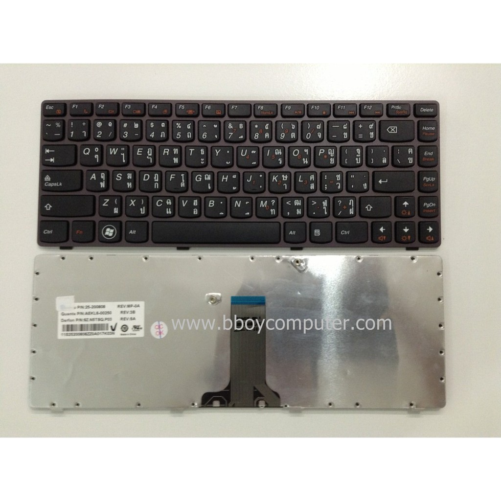 lenovo-keyboard-คีย์บอร์ด-lenovo-z370-z470-v370-v470-ไทย-อังกฤษ