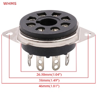 ภาพขนาดย่อของภาพหน้าปกสินค้า(WHMS) ฐานซ็อกเก็ตเบคิไลต์ 8pin สไตล์วินเทจ สําหรับ 6550B 6CA7 EL34 6L6 KT88 AMP DIY จากร้าน waterheartstar.th บน Shopee ภาพที่ 7