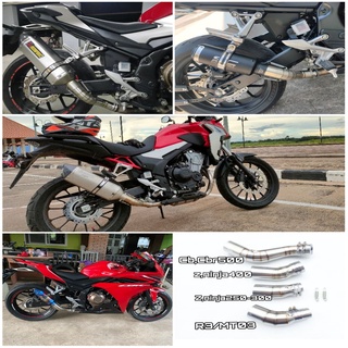 ท่อสลิปออนZ,Ninja,250-400,CB,CBR500 สวมปลายท่อ 2นิ้วผลิดจากสแตนเลส เกรด304 อย่างดี