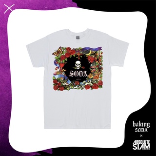 เสื้อยืดผ้าฝ้ายพิมพ์ลายขายดี สตรีทแฟชั่น SODA - เสื้อยืด T-Shirt Skull #AbsoluteSiamStore #Soda #Exclusive #Fashion แฟชั