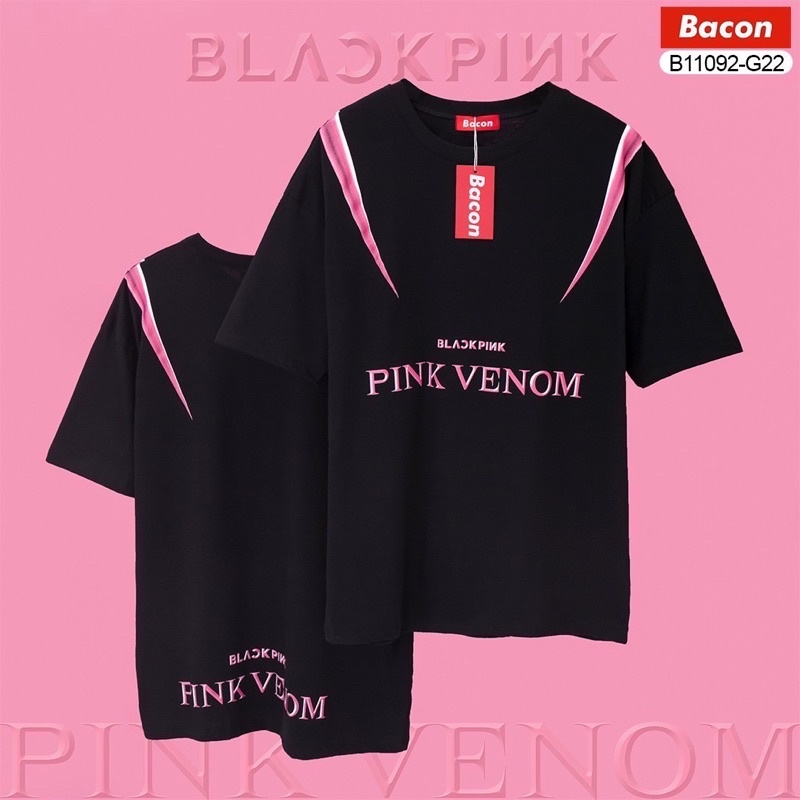 เสื้อยืดโอเวอร์ไซส์-oversize-ลาย-pink-venom