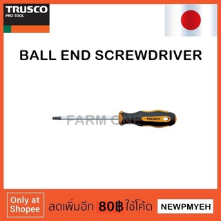 TRUSCO : TGBD-15 (819-5292) BALL END SCREWDRIVER ไขควงหัวหกเหลี่ยมหัวบอล