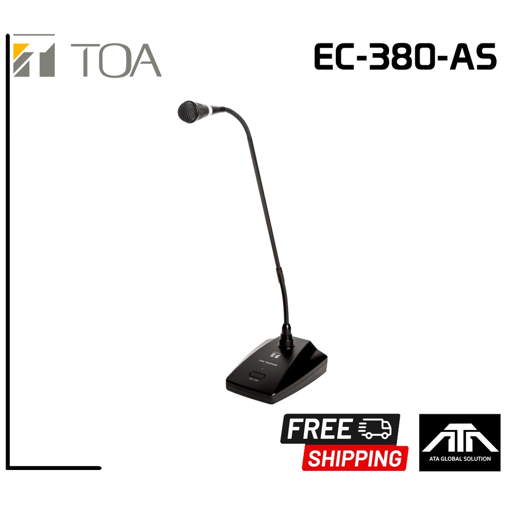 toa-ec-380-as-ไมค์ตั้งโต๊ะมีเสียง-ไมค์-ไมค์ตั้งโต๊ะ-ไมโครโฟนประกาศ-ไมค์toa-ยี่ห้อ-toa-รุ่น-ec-380as