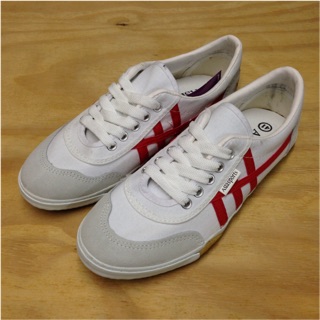Asiasports By Leo รองเท้าผ้าใบ (สีขาว/แดง) Size 39-43