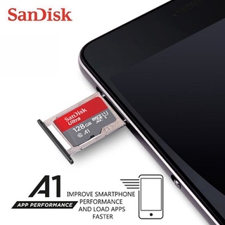 ภาพขนาดย่อของภาพหน้าปกสินค้าSandisk Ultra microSD Card ความเร็ว 100MB/s ความจุ 32GB 64GB 128GB 256GB 512GB Class10 A1เมมโมรี่การ์ด การ์ดหน่วยความจำ จากร้าน gg.168 บน Shopee ภาพที่ 4