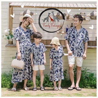 สินค้า “Bulgaria Blue Set“ ชุดครอบครัว คู่รัก พร้อมส่ง Family Feelings