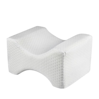 【บลูไดมอนด์】Memory Foam Knee Pillow for Sleeping Between the Legs Cushion for Side Sleepers Align Spine Pregnancy Body P