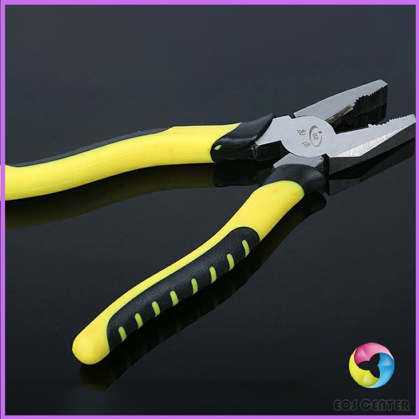 eos-center-คีบตัดลวด-8-นิ้ว-คีมปอกสายไฟอเนกประสงค์สำหรับตัดและดึงสายไฟ-wire-cutters