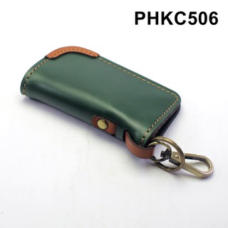 พวงกุญแจหนัง สีเขียว สําหรับรถจักรยานยนต์ PHKC506