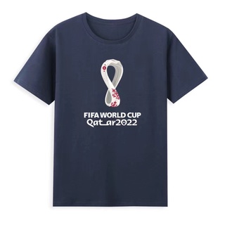 2022 QATAR FIFA World Cup Football Men Unisex Tees Loose Short Sleeve Oversized T shirt Women