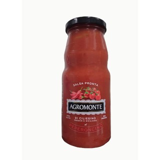 AGROMONTE - SAUCE CHERRY TOMATO WITH CHILLY 360G ซอสมะเขือเทศเชอร์รี่ใส่พริก