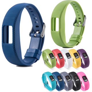 ภาพหน้าปกสินค้าสายนาฬิกาข้อมือซิลิโคน และ TPE+TPU แท้ ลายสก๊อต สำหรับ Garmin Vivofit 4 Watch ที่เกี่ยวข้อง