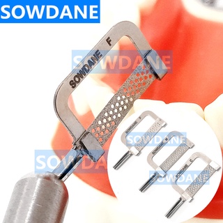 Dental Enamel Polish Reduction Automatic Strips Teeth Polish Handle Use Double Sides Strip Diamond Sanding Surface with