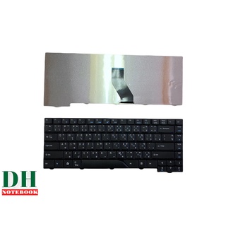 คีย์บอร์ดโน๊ตบุ๊ค keyboard Acer Aspire 4520 4710 4720 4920 5220 5310 5520 5710 5720 5910 5920 สีดำ TH-ENG