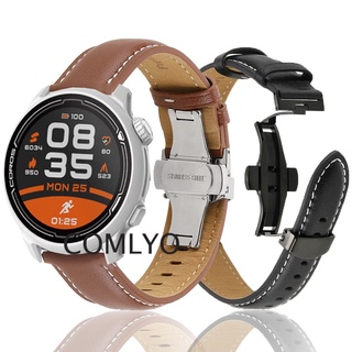 สายนาฬิกาข้อมือหนังแท้ คุณภาพสูง สําหรับ Coros Pace 2 Watch Band Coros apex 46 มม. 42 มม. apex Pro