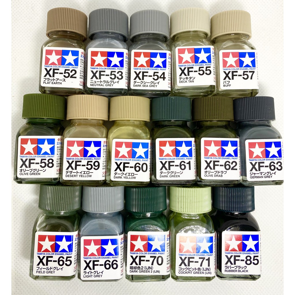 tamiya-enamel-flat-color-xf-52-85-ตัดเส้น-panel-line-gundam-gunpla-ซาคุ-ทหารโมเดล-กันดั้ม-กันพลา-หุ่น-รถ-ทหาร-สี