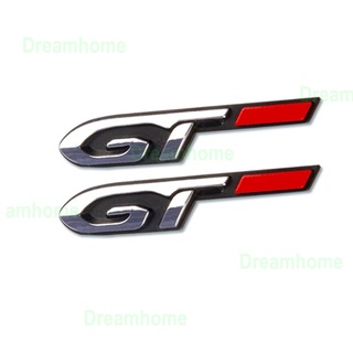 สติกเกอร์โลโก้ GT Emblem Peugeot 4008 5008 GT 3D สําหรับติดตกแต่งรถยนต์