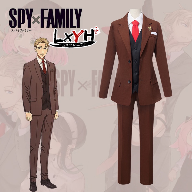 lxyh-coser-king-อะนิเมะ-spy-family-twilight-loid-forger-ชุดคอสเพลย์อะนิเมะการ์ตูนชุดคอสเพลย์ฮาโลวีนเครื่องแต่งกายเสื้อผ้าคอสเพลย์การ์ตูน