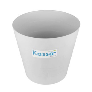 KASSA HOME ถังขยะ Rose รุ่น 2242 ขนาด 25 x 26 x 25 ซม. สีเทา ถังขยะ
