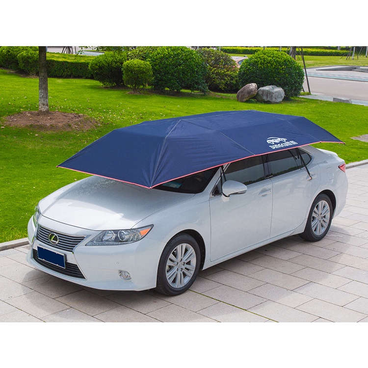 ที่บังแดดรถยนต์-ร่มกันแดดรถยนต์-car-sunclose-ร่มคลุมรถยนต์-กึ่งอัตโนมัติ-กัน-uv-car-umbrella