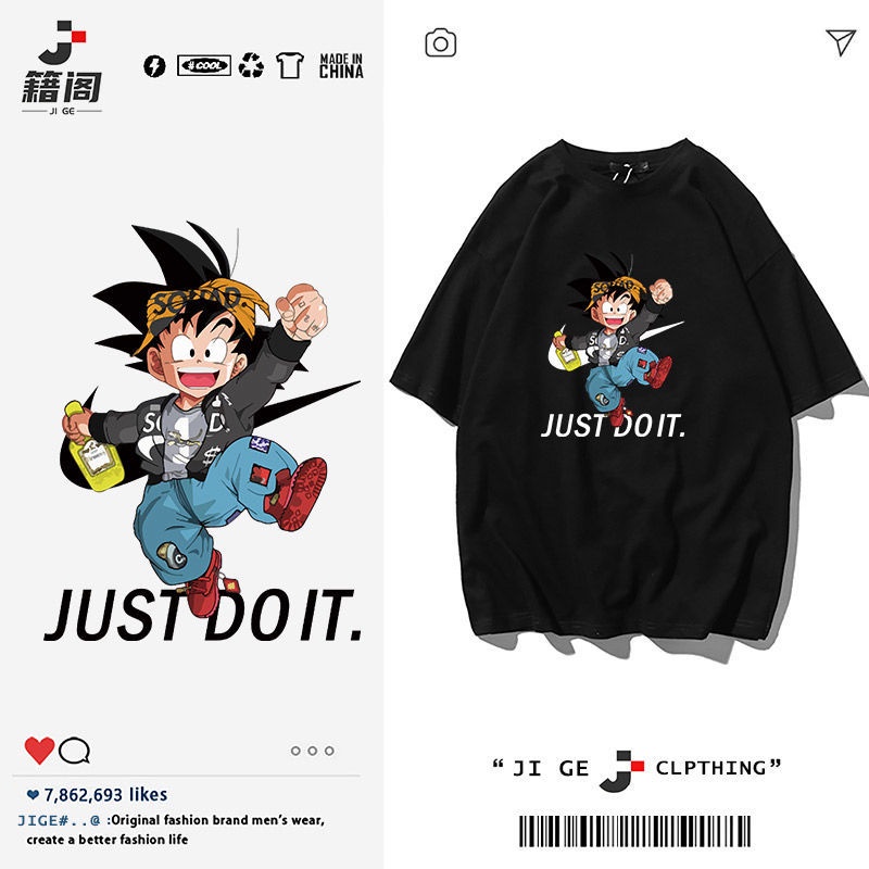 hot-sale-dragon-ball-joint-ผ้าฝ้ายแขนสั้น-sun-wukong-เสื้อยืดเสื้อผ้า-kakarot-อะนิเมะแบรนด์ญี่ปุ่น-manga-เสื้อยืดสองม