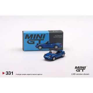 MiniGT No.331 Mazda Miata MX-5 (NA) Mariner Blue Headlight Up