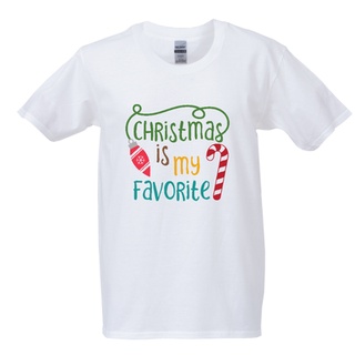 คอลเลคชั่นคริสต์มาส เสื้อยืด Christmas is my favorite ของขวัญวันคริสต์มาส เสื้อยืดเกรดพรีเมี่ยม Christmas Collection