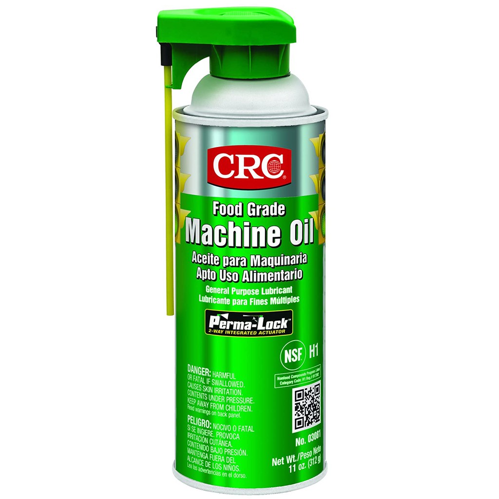 crc-03081-food-grade-machine-oil-สเปร์ยหล่อลื่นป้องกันสนิม-สำหรับอุตสาหกรรมผลิตอาหาร-ฟู้ดเกรด-312g