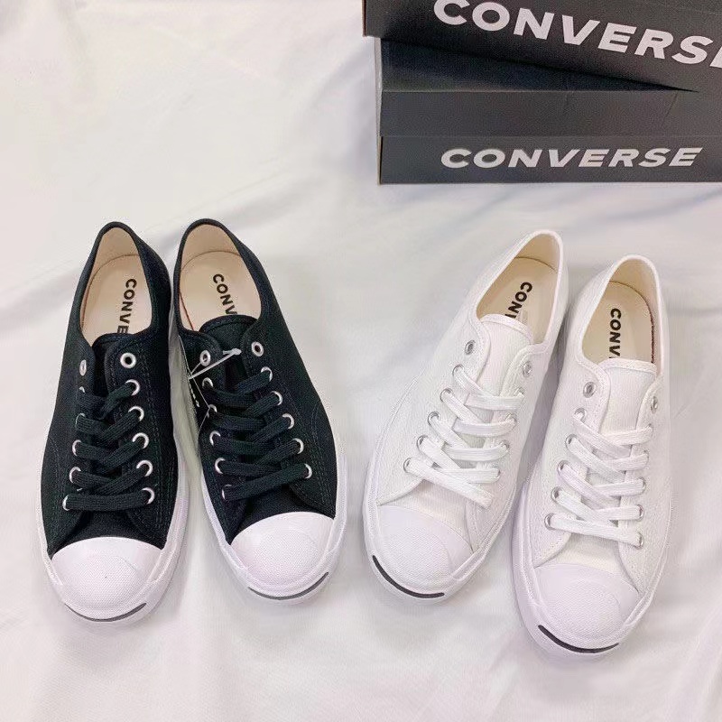 converse-jack-purcell-คอนเวิร์ส-รองเท้าผ้าใบ-สีดำ-ขาว-low-top-sneakers-unisex