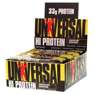 💥pre order 💥🇺🇸Universal Nutrition Hi Protein Bar, Chocolate Brownie, 16 Bars, 3 oz (85 g)