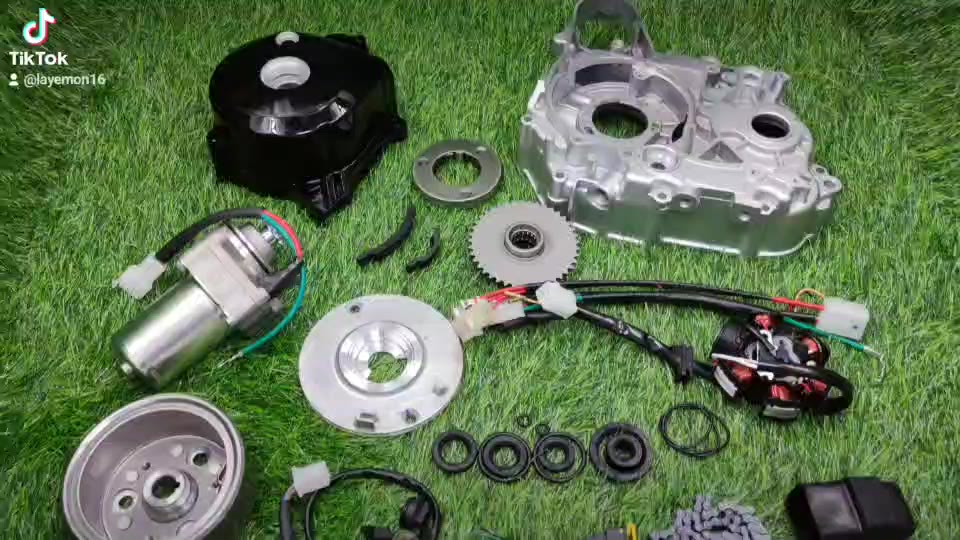 ชุดแปลงสตาร์ทมือ พร้อมแคร้ง ชุดสตาร์ทมือ Honda wave110s รุ่นคาร์บู nice ...