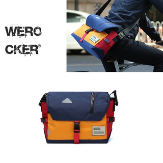 สินค้า MK​ BAG (แบรนด์แท้)​ Werocker​ กระเป๋าสะพายข้าง กระเป๋าใส่เอกสาร Messenger รุ่น TYL558​ยข
