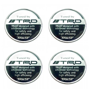 Aegether 40mm. สติกเกอร์ TRD Racing Development สติกเกอร์ติดดุมล้อ สติกเกอร์เรซิ่น กว้าง 40 มิล.(4เซนติเมตร) -