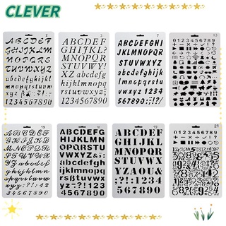 26 Letter Plastic Template For Decorating Diary Book