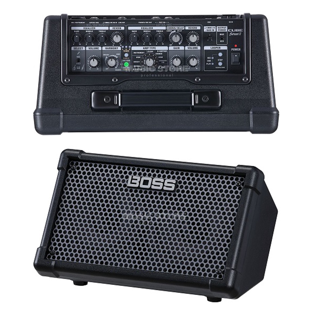 roland-boss-รุ่น-cube-street-ii-b-ลำโพงแอมป์กีตาร์-6-5-นิ้ว-10wx2-bluetooth-สินค้าใหม่แกะกล่องทุกชิ้นรับรองของแท้100