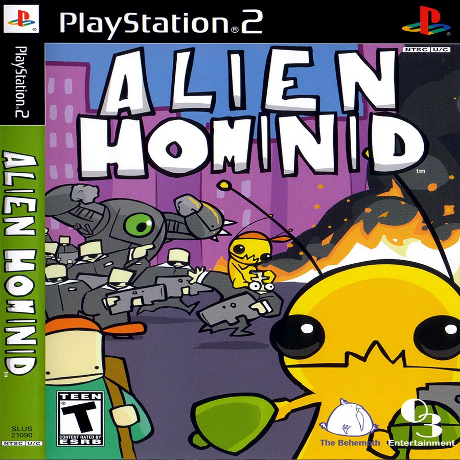 แผ่นเกมส์-ps2-เกมแนะนำ-alien-hominid-usa