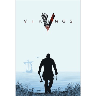 โปสเตอร์หนัง Vikings ไวกิ้ง ซีรี่ย์ ยอดนักรบเรือมังกร Movie Poster ภาพติดผนัง ตกแต่งบ้าน รูปติดห้อง ของสะสม ร้านคนไทย