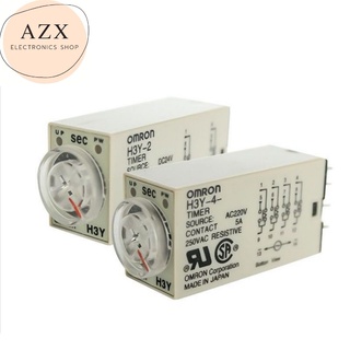 ถูกสุด! ชุดละ250บาท📦 Omron Timer Relay H3Y-4 +ซ๊อกเก็ตรีเลย์ ของแท้!! พร้อมส่ง