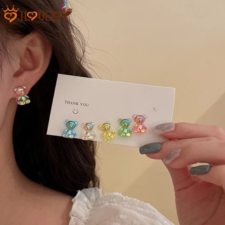 ภาพหน้าปกสินค้า[Korean Cute Candy Color  Earrings] ต่างหูกระดุมสไตล์เกาหลีเครื่องประดับสําหรับผู้หญิง ที่เกี่ยวข้อง