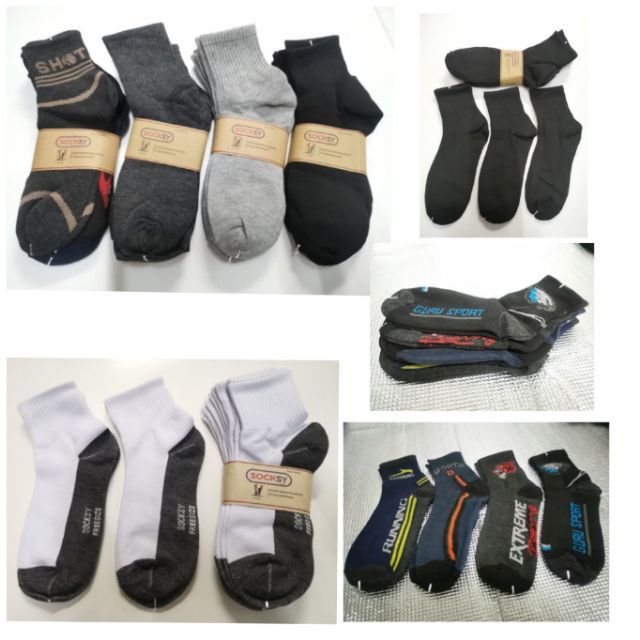 ภาพสินค้าถุงเท้าข้อกลาง ถุงเท้าSocksy ถุงเท้าทำงาน มีหลายสี จากร้าน aomsin_sock บน Shopee ภาพที่ 2