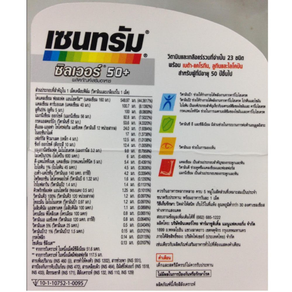 centrum-silver-50-สูตรสำหรับวัย-50ปีขึ้นไป-วิตามินและเกลือแร่รวม-23-ชนิด-สูตรใหม่-มีลูทีน-ไลโคปีน