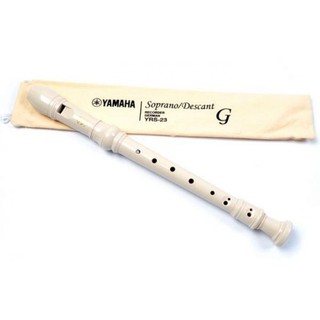 ขลุ่ย recorder Yamaha รุ้่น YRS-23 สีขาว