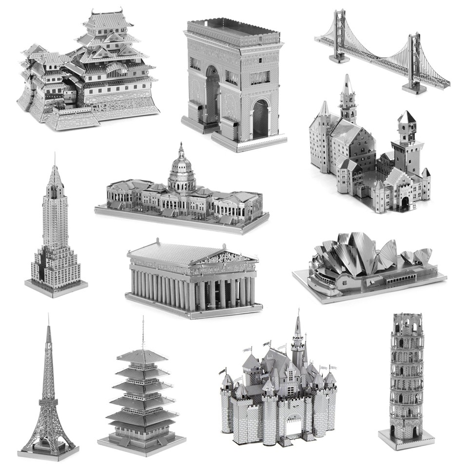 3d-metal-model-kit-โมเดล3d-architecture-3d-โมเดล-สิ่งก่อสร้างและประติมากรรม-3d-metal-model-puzzle-1