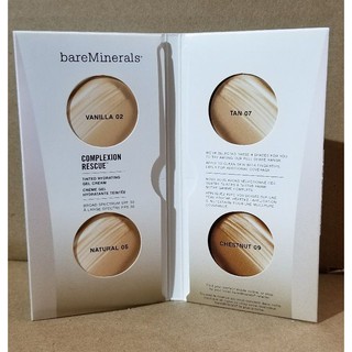 Beauty-Siam แท้ทั้งร้าน !! BAREMINERALS COMPLEXION RESCUE TINTED HYDRATING TESTER CARD