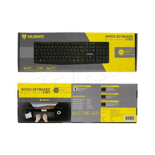 ภาพขนาดย่อของภาพหน้าปกสินค้าNUBWO INFAREZ NKM-623 ชุดมีไฟเกมส์มิ่ง คีย์บอร์ด+ เม้าส์ Keyboard AND Mouse(มี3สีพร้อมส่ง) จากร้าน kaidee_online บน Shopee ภาพที่ 7