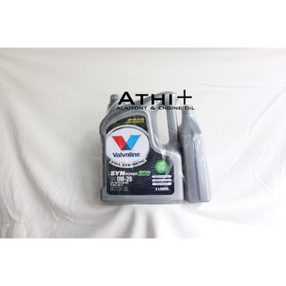 Valvoline น้ำมันเครื่องเบนซิน Syn Power ECO 0W-20 ขนาด 3L+1L แถมกรองน้ำมันเครื่อง ฟรี