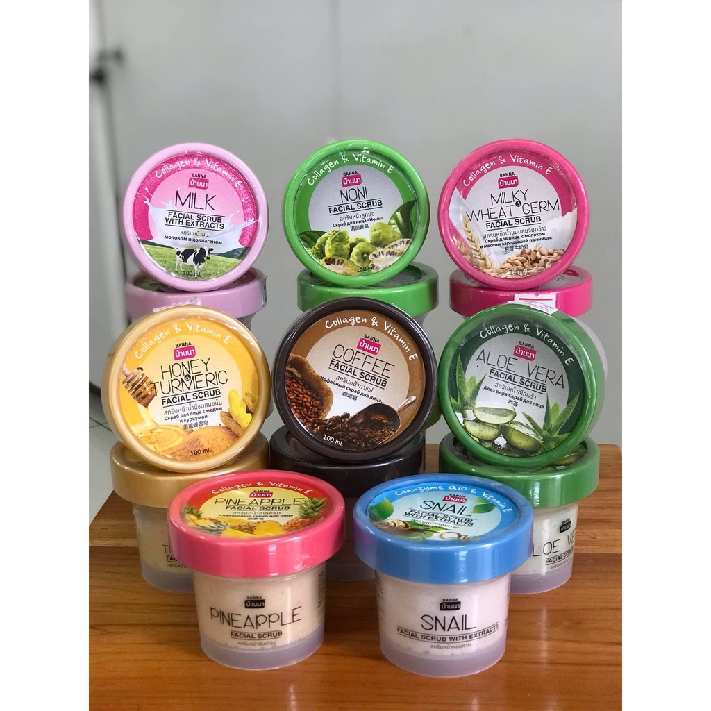 banna-facial-scrub-100-ml-บ้านนา-สครับหน้าน้ำนม-ผสมจมูกข้าว